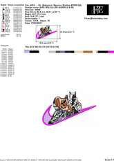 Killer Queen Embroidery Design – Explosive Precision